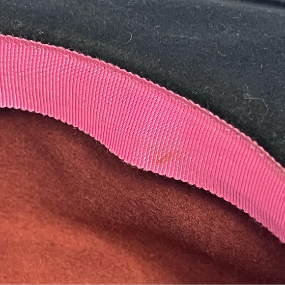 Vintage Frank Olive Saks 5th Avenue Brown Black Wool Bucket Hat One Size 22" - Picture 11 of 16